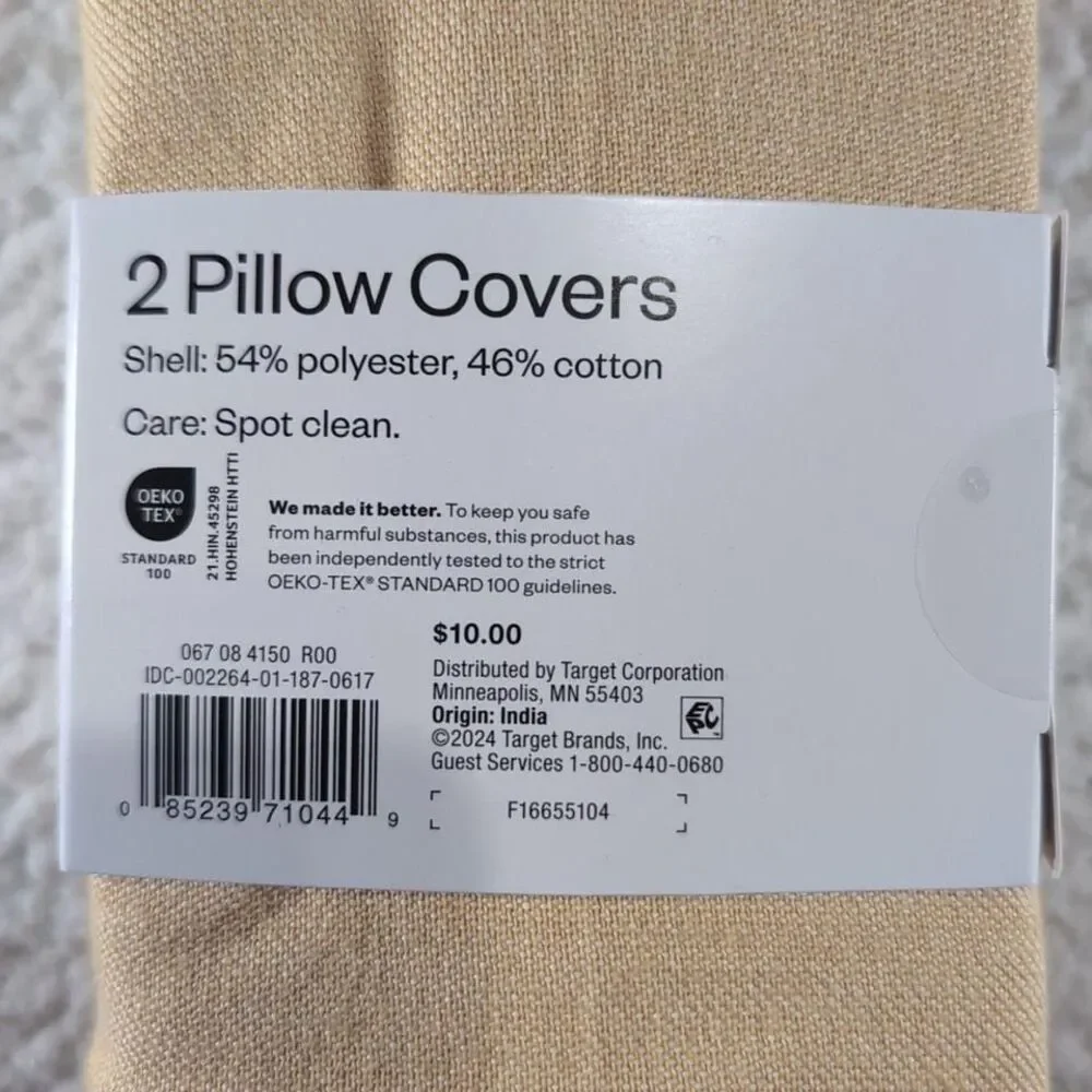 2pk Reversible Linen Cotton Blend 16